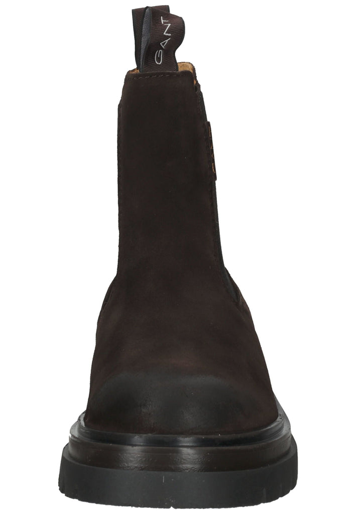 GANT Stiefelette Veloursleder/Textil Dunkelbraun