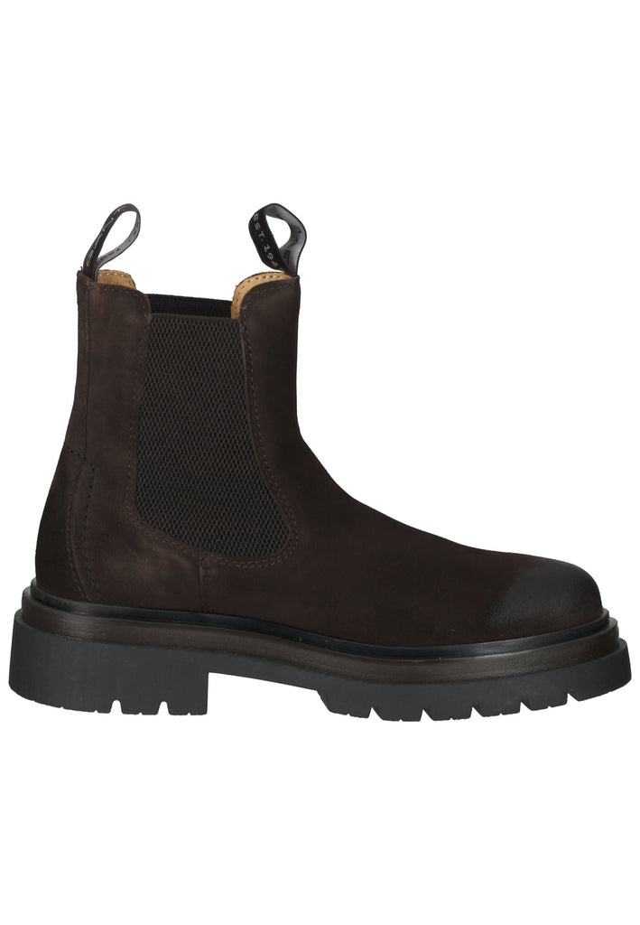 GANT Stiefelette Veloursleder/Textil Dunkelbraun