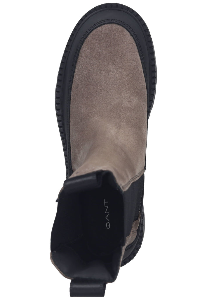 GANT Stiefelette Veloursleder/Textil Dunkelbraun