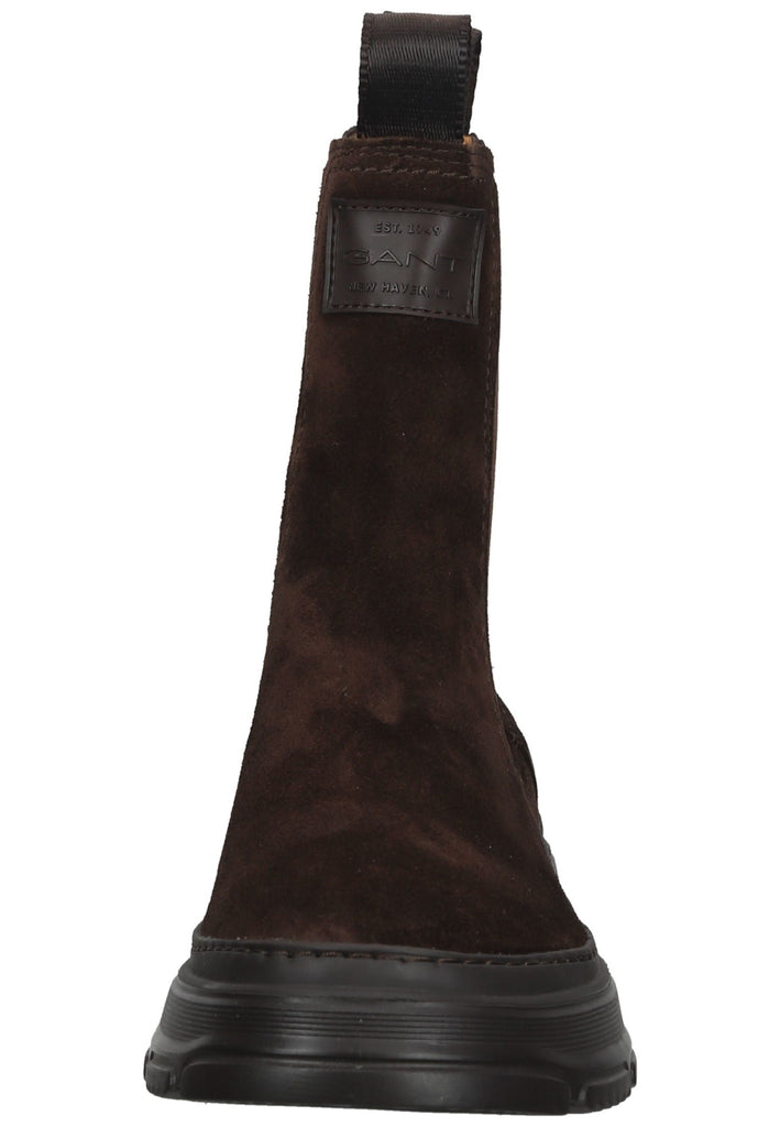 GANT Stiefelette Veloursleder/Textil Dunkelbraun