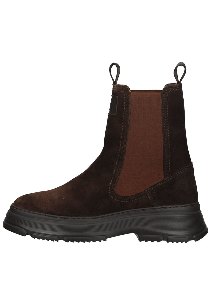 GANT Stiefelette Veloursleder/Textil Dunkelbraun