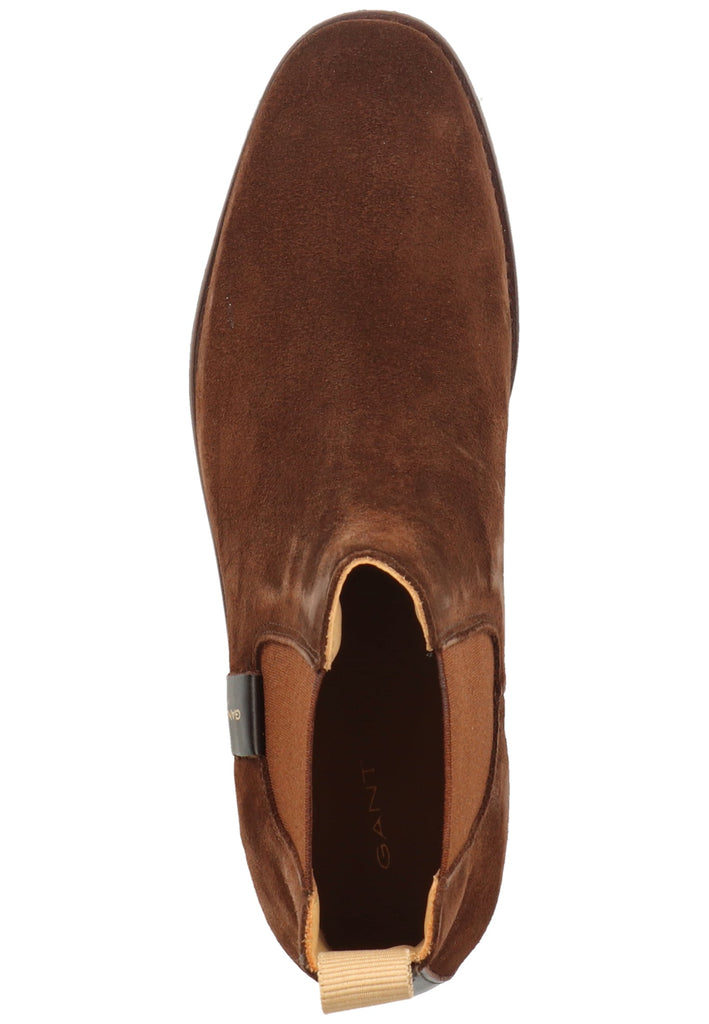 GANT Stiefelette Veloursleder/Textil Dunkelbraun