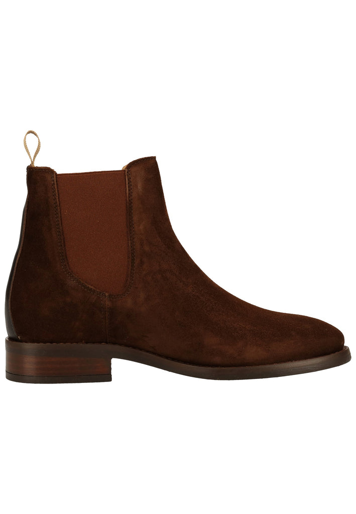 GANT Stiefelette Veloursleder/Textil Dunkelbraun