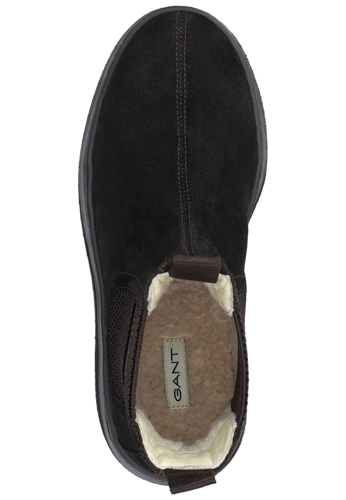 GANT Stiefelette Veloursleder/Textil Dunkelbraun Warmfutter