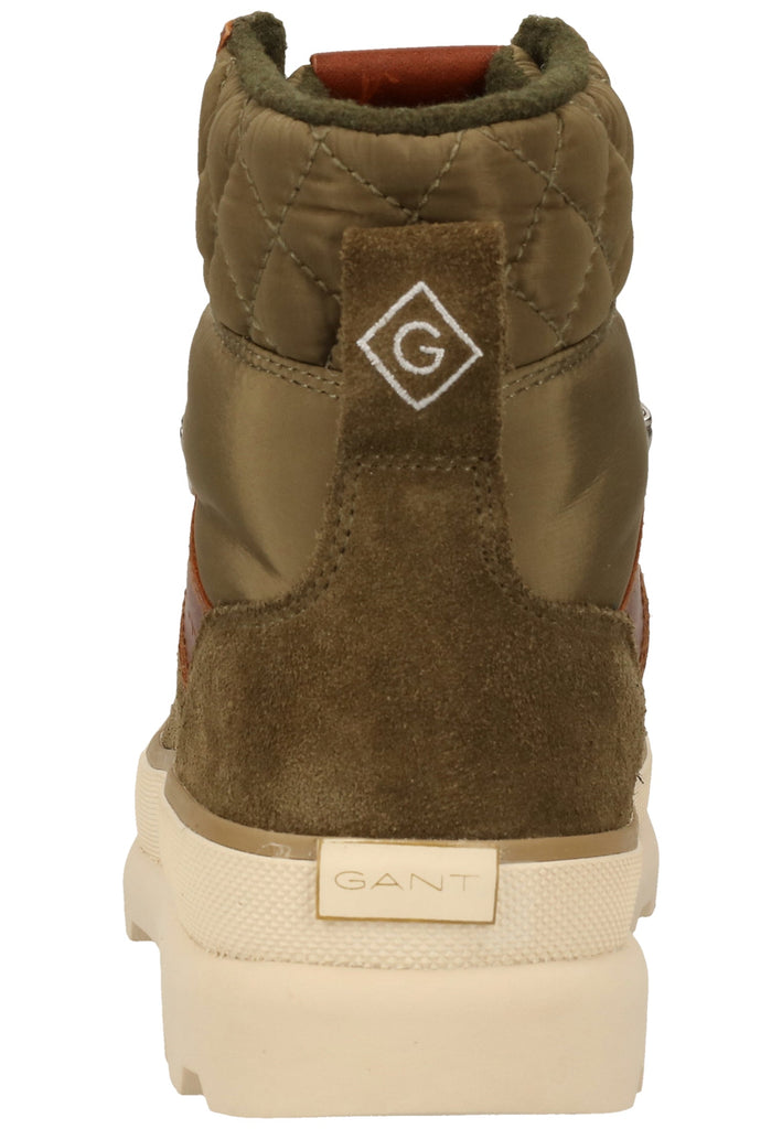 GANT Stiefelette Veloursleder/Textil Dunkelgrün
