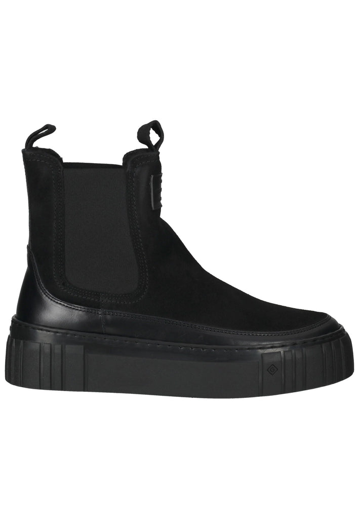 GANT Stiefelette Veloursleder/Textil Schwarz