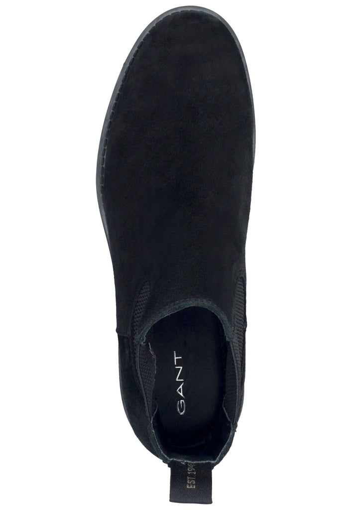 GANT Stiefelette Veloursleder/Textil Schwarz
