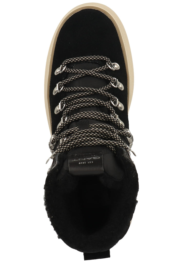 GANT Stiefelette Veloursleder/Textil Schwarz Warmfutter