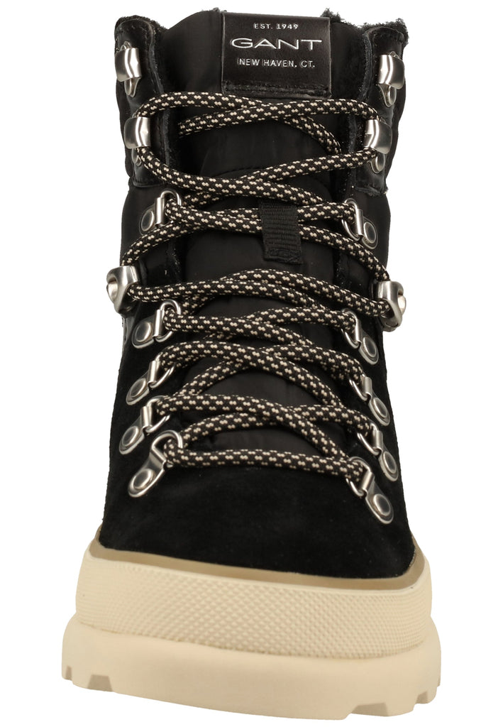 GANT Stiefelette Veloursleder/Textil Schwarz Warmfutter