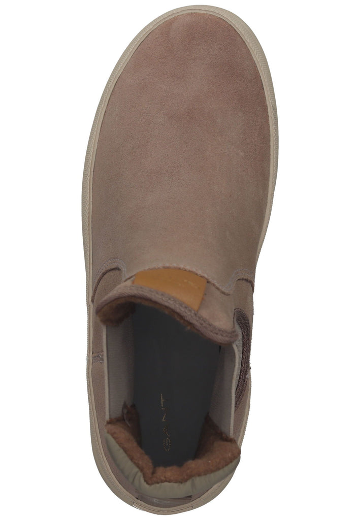 GANT Stiefelette Veloursleder/Textil Taupe