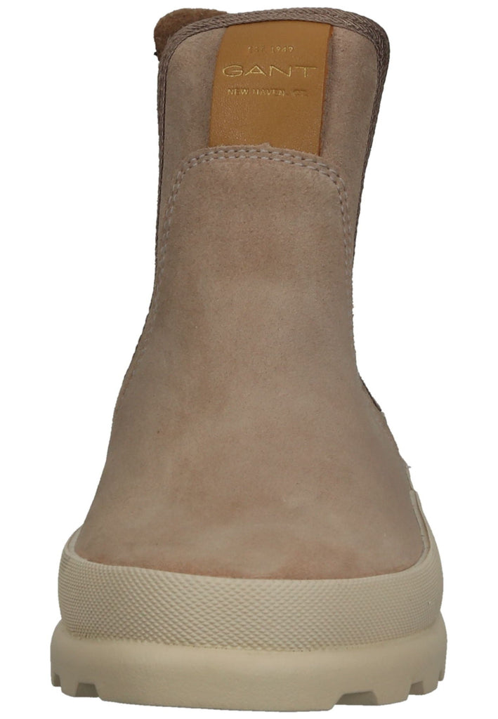 GANT Stiefelette Veloursleder/Textil Taupe
