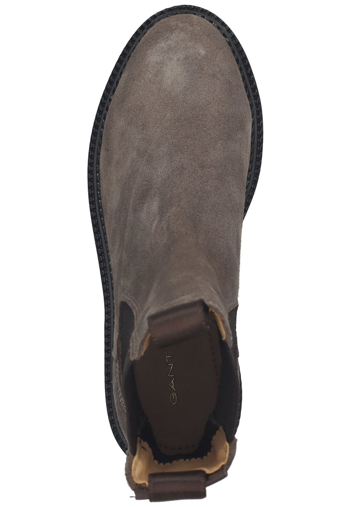 GANT Stiefelette Veloursleder/Textil Taupe