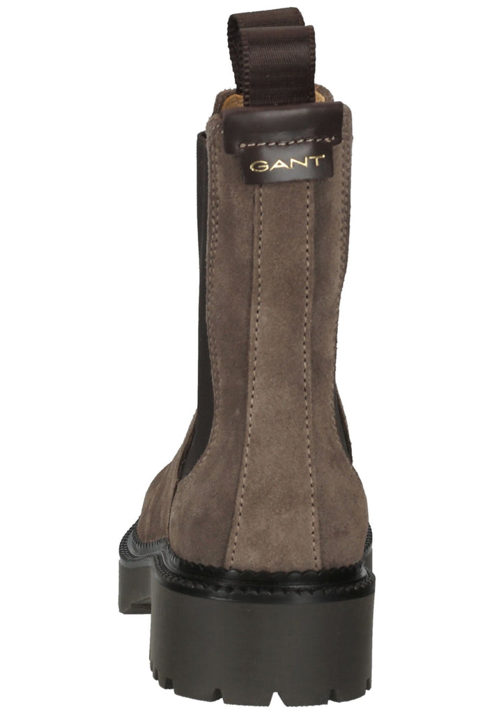GANT Stiefelette Veloursleder/Textil Taupe