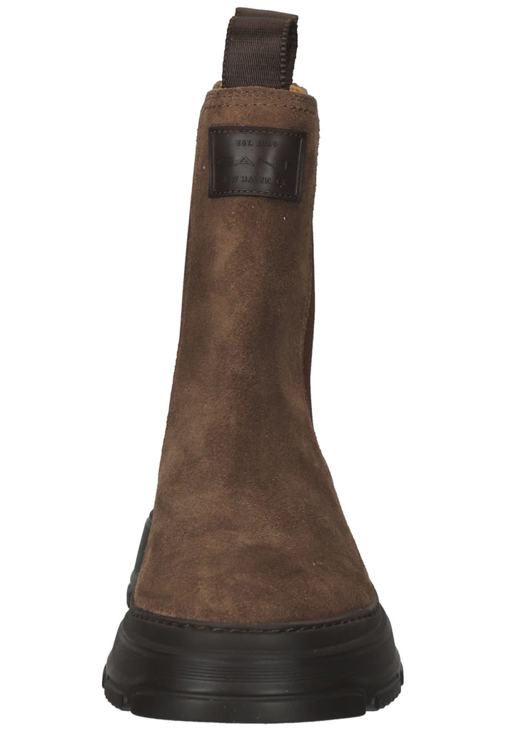 GANT Stiefelette Veloursleder/Textil Taupe