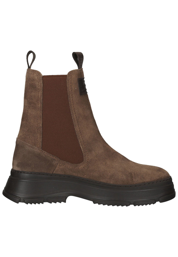 GANT Stiefelette Veloursleder/Textil Taupe