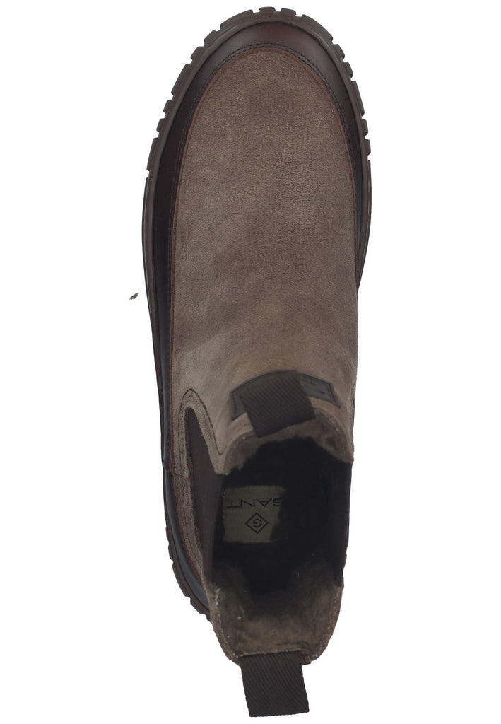 GANT Stiefelette Veloursleder/Textil Taupe/Braun Warmfutter
