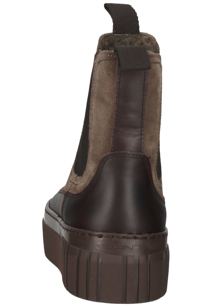 GANT Stiefelette Veloursleder/Textil Taupe/Braun Warmfutter