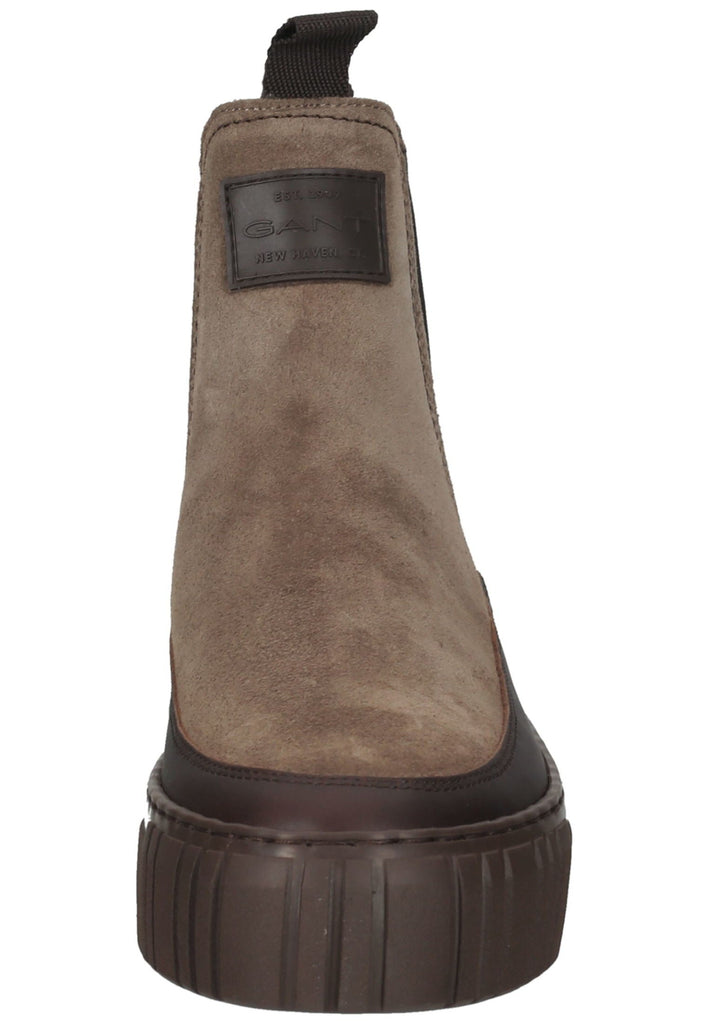 GANT Stiefelette Veloursleder/Textil Taupe/Braun Warmfutter