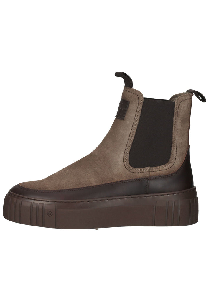 GANT Stiefelette Veloursleder/Textil Taupe/Braun Warmfutter
