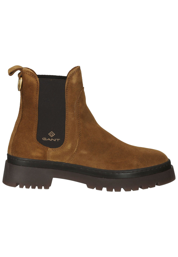 GANT Stiefelette Veloursleder/Textil Tobacco