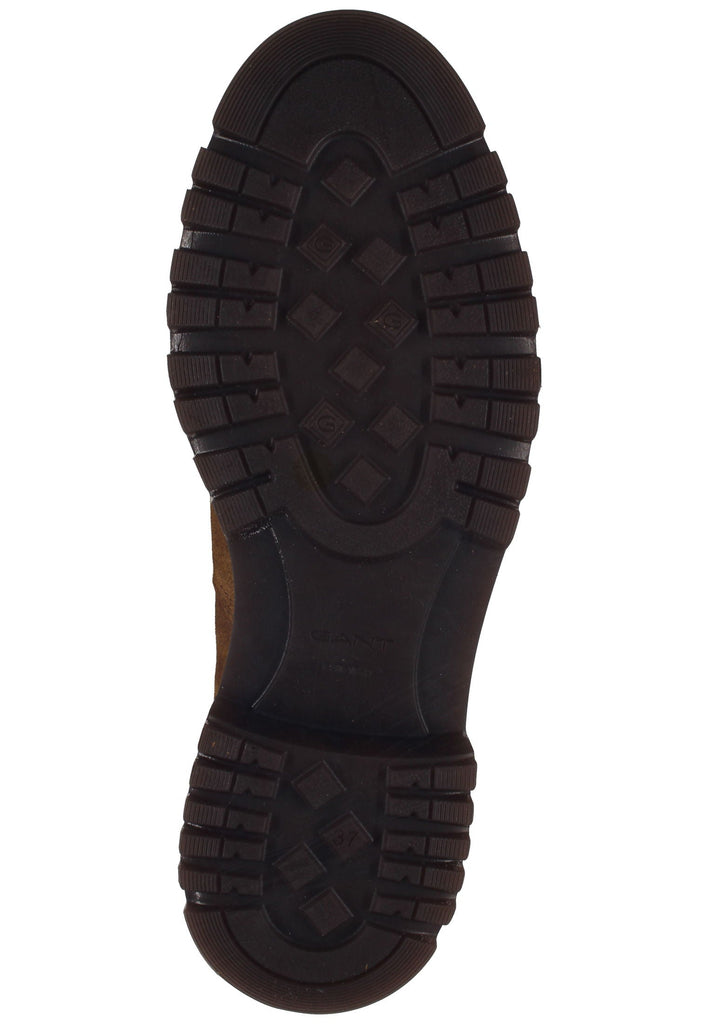 GANT Stiefelette Veloursleder/Textil Tobacco