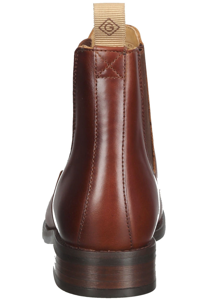 Stiefeletten GANT Stiefelette Glattleder Cognac