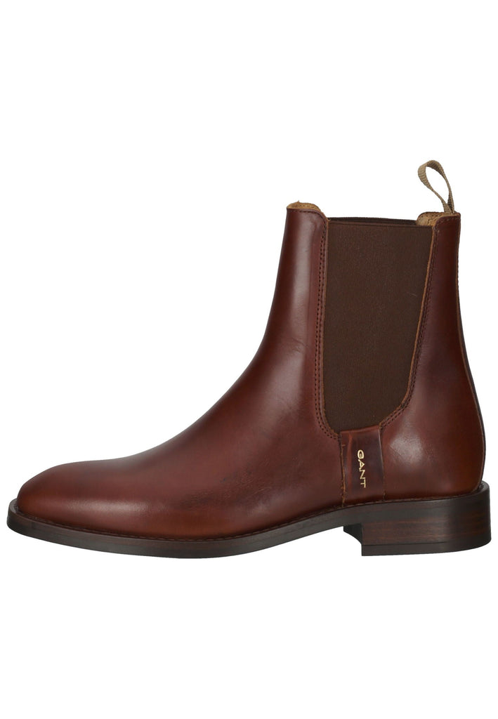 Stiefeletten GANT Stiefelette Leder/Textil Cognac