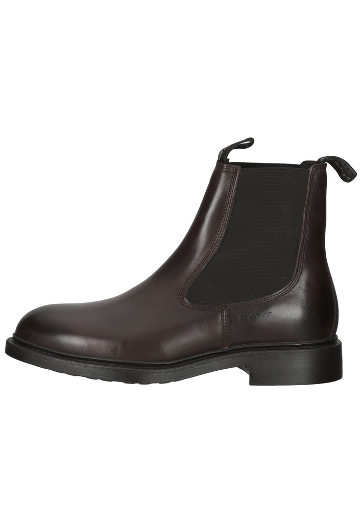 Stiefeletten GANT Stiefelette Leder/Textil Dunkelbraun