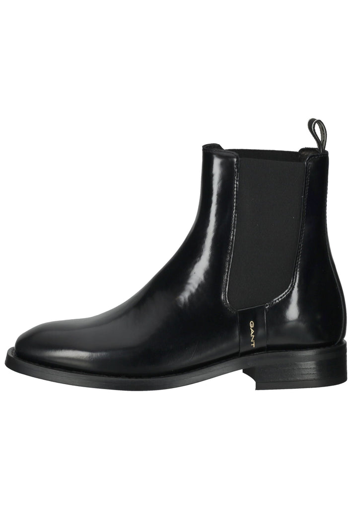 Stiefeletten GANT Stiefelette Leder/Textil Schwarz