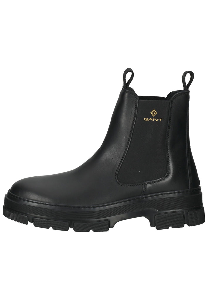 Stiefeletten GANT Stiefelette Leder/Textil Schwarz