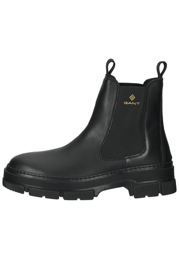 Stiefeletten GANT Stiefelette Leder/Textil Schwarz
