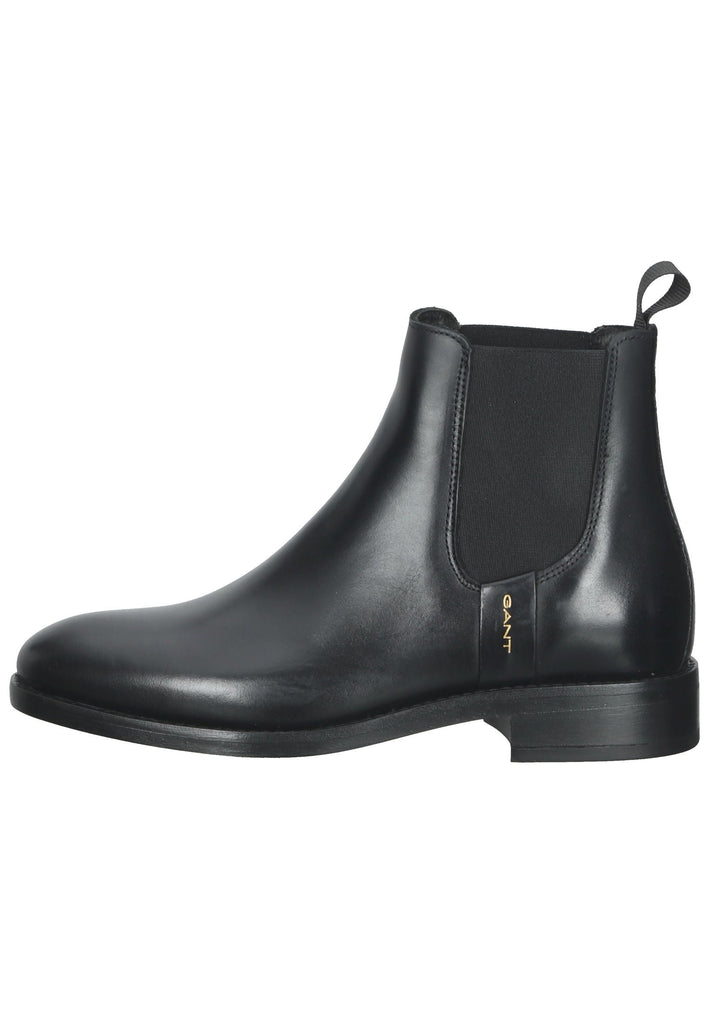 Stiefeletten GANT Stiefelette Leder/Textil Schwarz