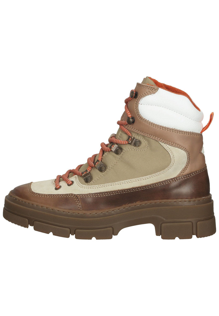 Stiefeletten GANT Stiefelette Lederimitat/Nylon Dunkelbraun/Beige