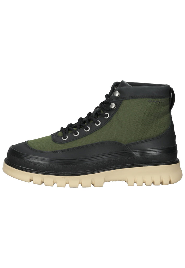 Stiefeletten GANT Stiefelette Lederimitat/Nylon Schwarz/Oliv