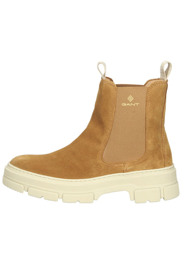 Stiefeletten GANT Stiefelette Veloursleder Cognac