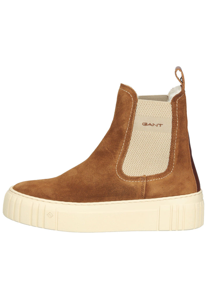 Stiefeletten GANT Stiefelette Veloursleder Cognac