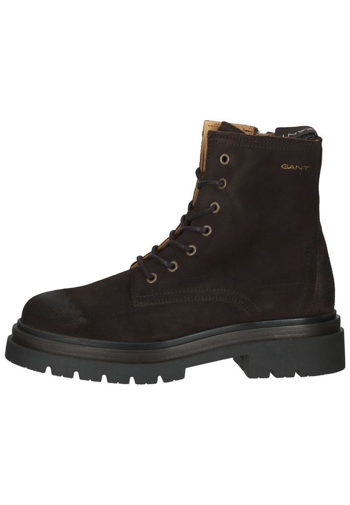 Stiefeletten GANT Stiefelette Veloursleder Dunkelbraun