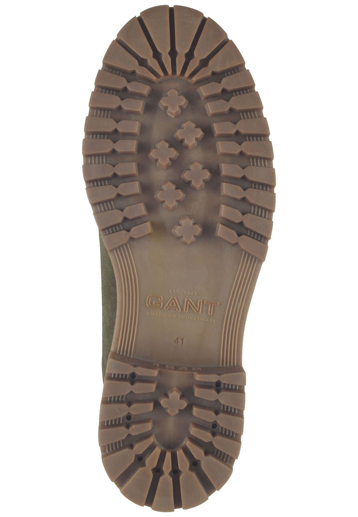 Stiefeletten GANT Stiefelette Veloursleder Grün/Braun