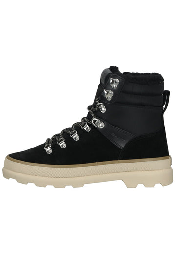 Stiefeletten GANT Stiefelette Veloursleder Schwarz Warmfutter