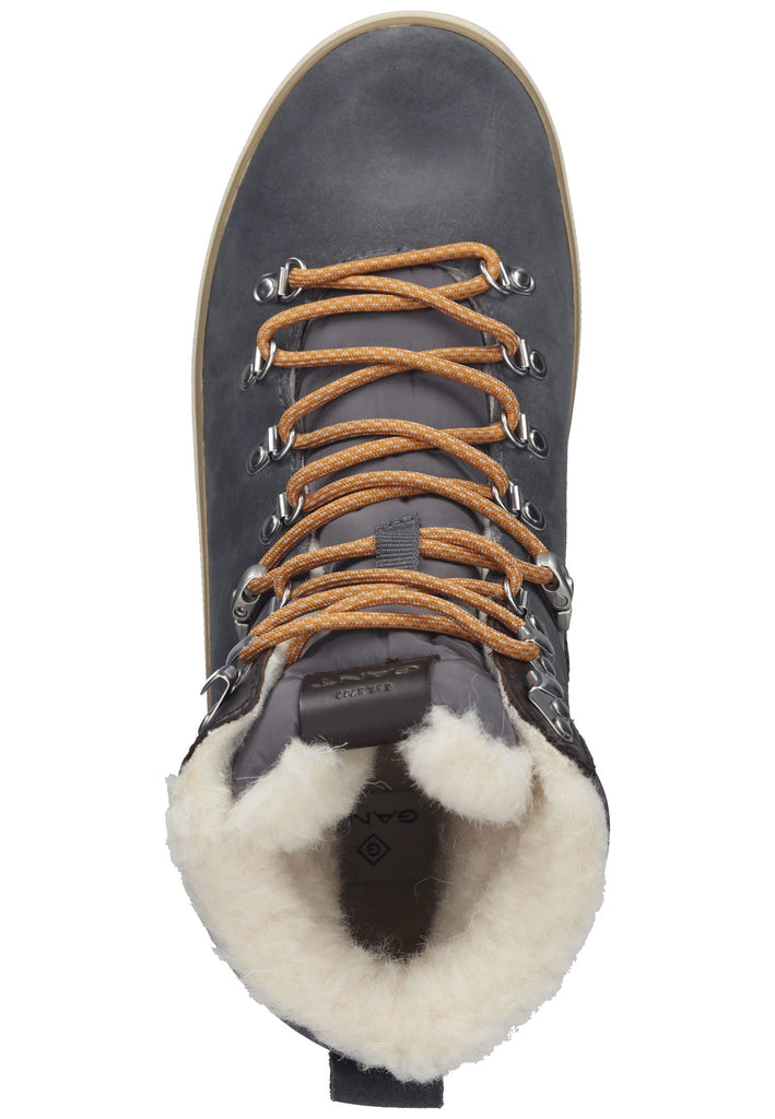 Stiefeletten GANT Stiefelette Veloursleder/Synthetik Grau Warmfutter