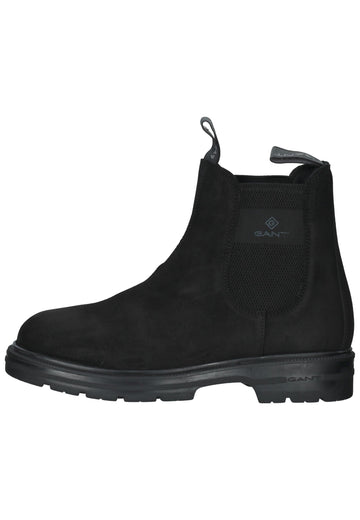 Stiefeletten GANT Stiefelette Veloursleder/Textil Schwarz