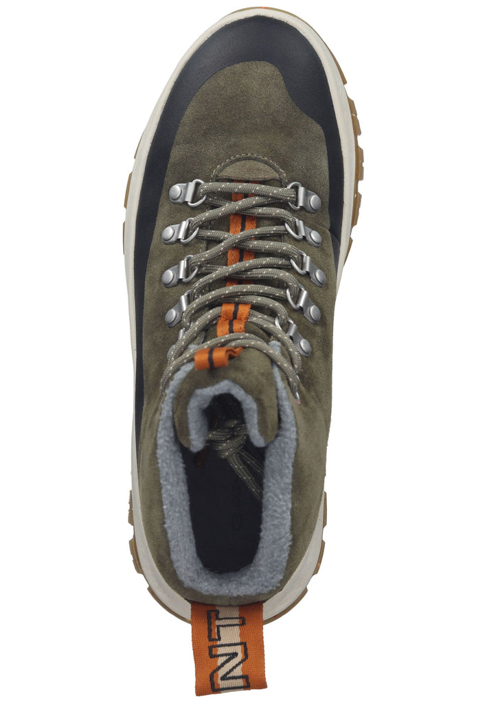 GANT Wanderschuhe Veloursleder Grün/Schwarz