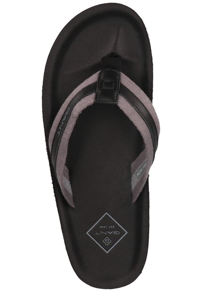 GANT Zehensteg Leder/Textil Schwarz