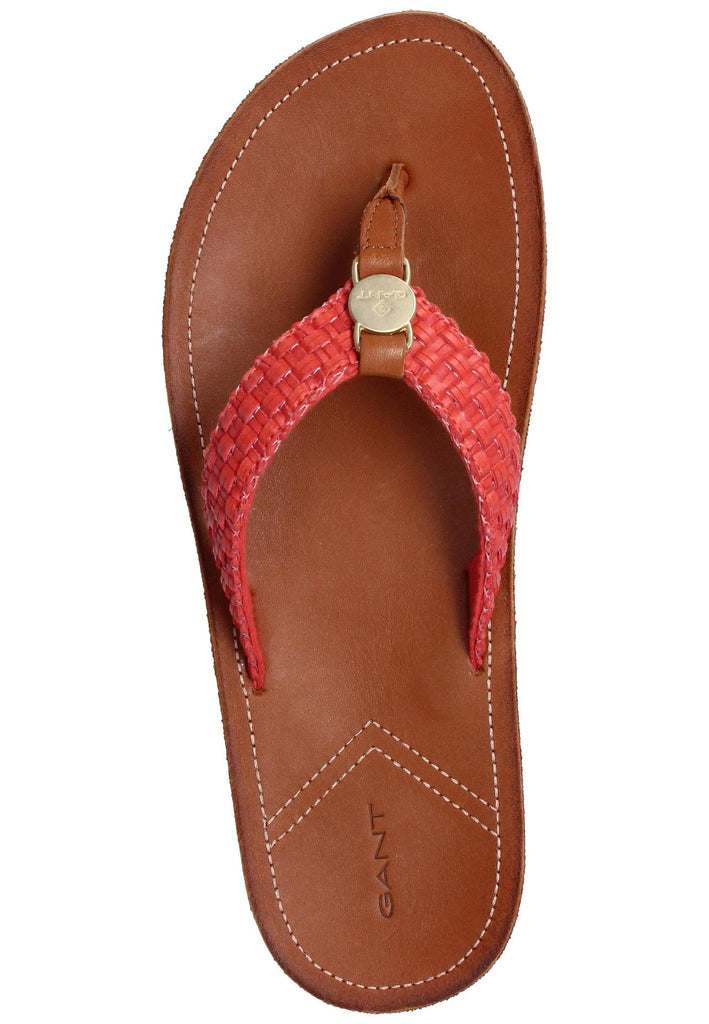 GANT Zehensteg Lederimitat Orange