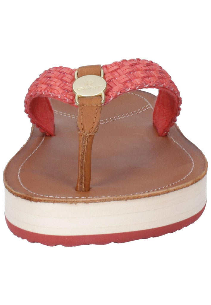 GANT Zehensteg Lederimitat Orange