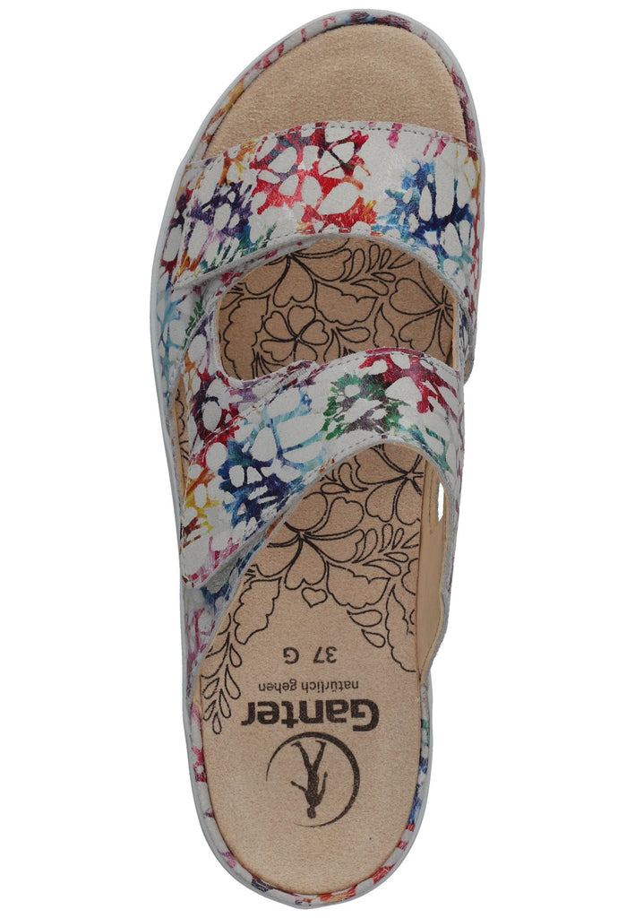 Ganter Pantoletten Leder Mehrfarbig