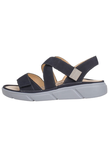 Sandalen Ganter Sandalen Nubukleder Dunkelblau