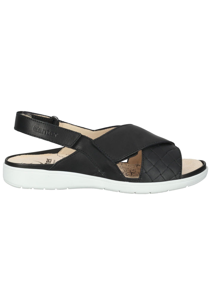 Ganter Sandalen Leder Schwarz