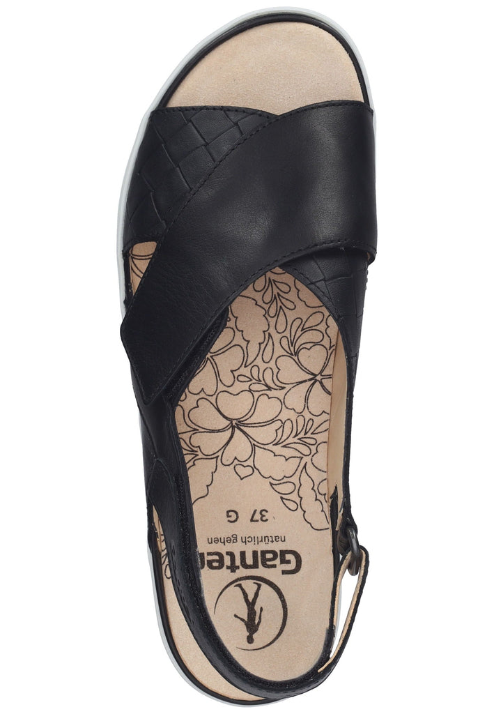 Ganter Sandalen Leder Schwarz