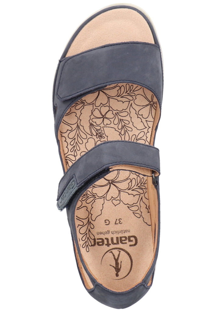 Ganter Sandalen Nubukleder Dunkelblau
